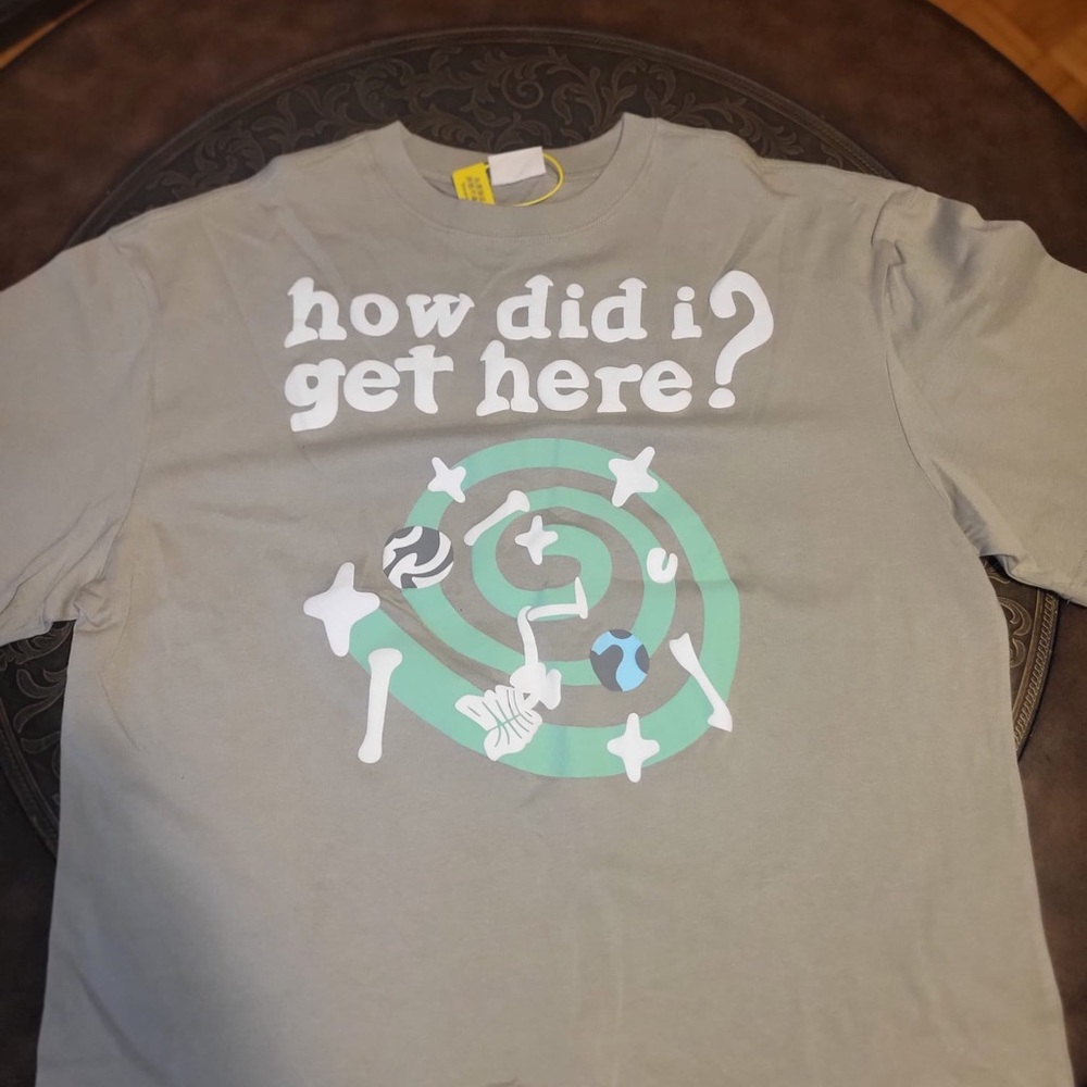 Gray Graphic T-Shirt Broken planet